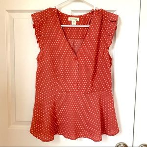 Monteau Frilly-Sleeved Top